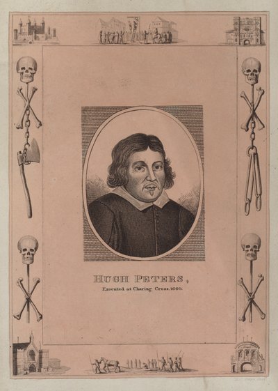 Hugh Peters, Executed at Charing Cross, 1660 by English School